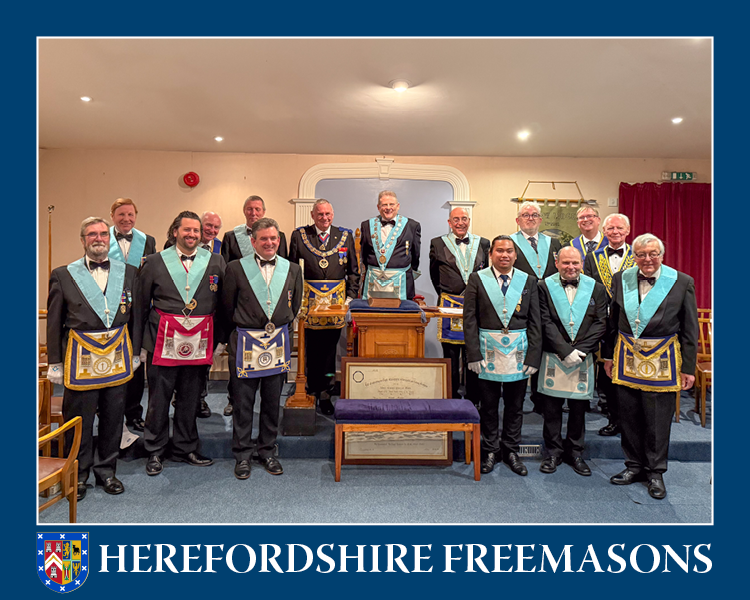 A wonderful Installation ceremony of a new Worshipful Master for Arrow Lodge in Kington last night watched by a large number of visitors from far and wide.  The Head of Freemasonry in Herefordshire  <a href="/DGLBMason/">PGM for Herefordshire, MEGS, Glos & Herefords</a>  was present supported by the Provincial Team.  Well done all and have