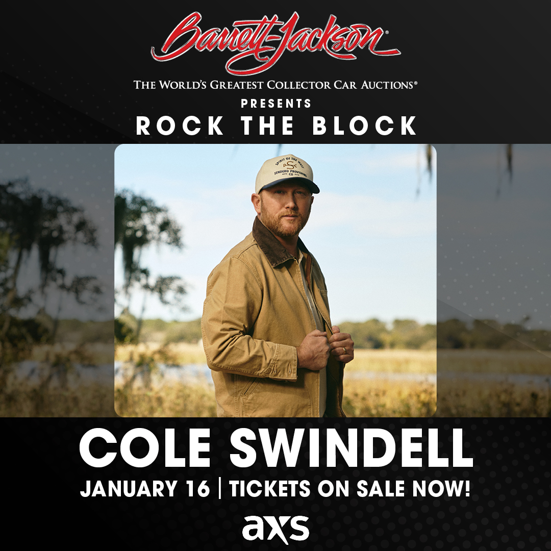 coleswindell's tweet image. Starting the year off with the Barrett-Jackson Rock the Block with @ChaseRiceMusic this weekend in Scottsdale, AZ. Get your tickets: axs.com/festivals/9413…