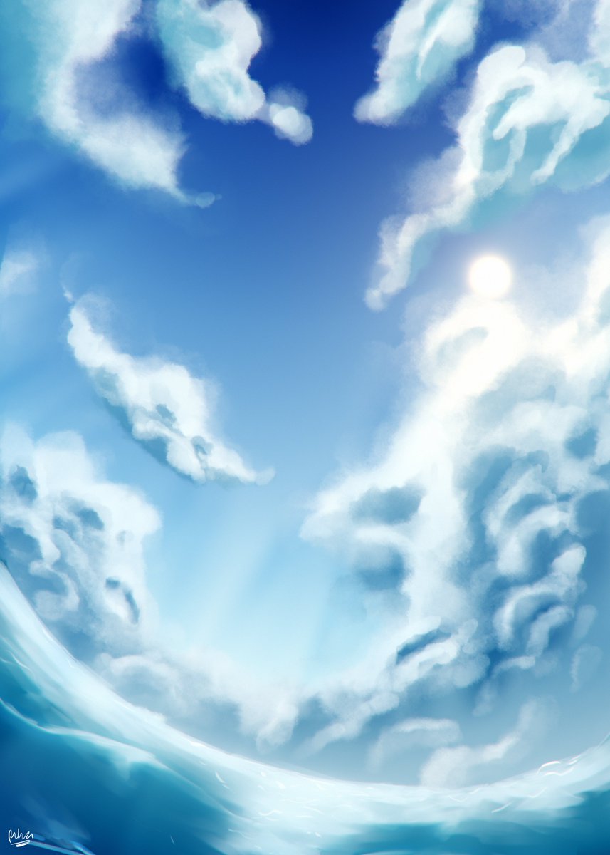 Random skies I made, first one I just made, second one I made like a year ago.