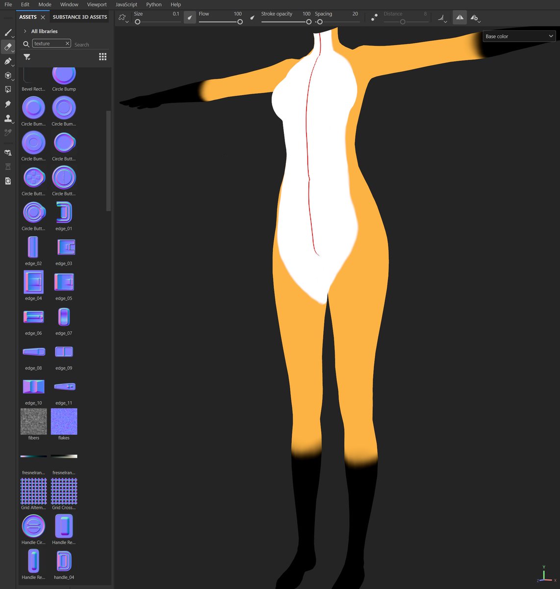 infernal_kitty's tweet photo. I've had some experience in 3D and I knew I'd have to learn Substance painter eventually, but I never thought I'd start by making furry girls haha https://t.co/DQxgeqth4v