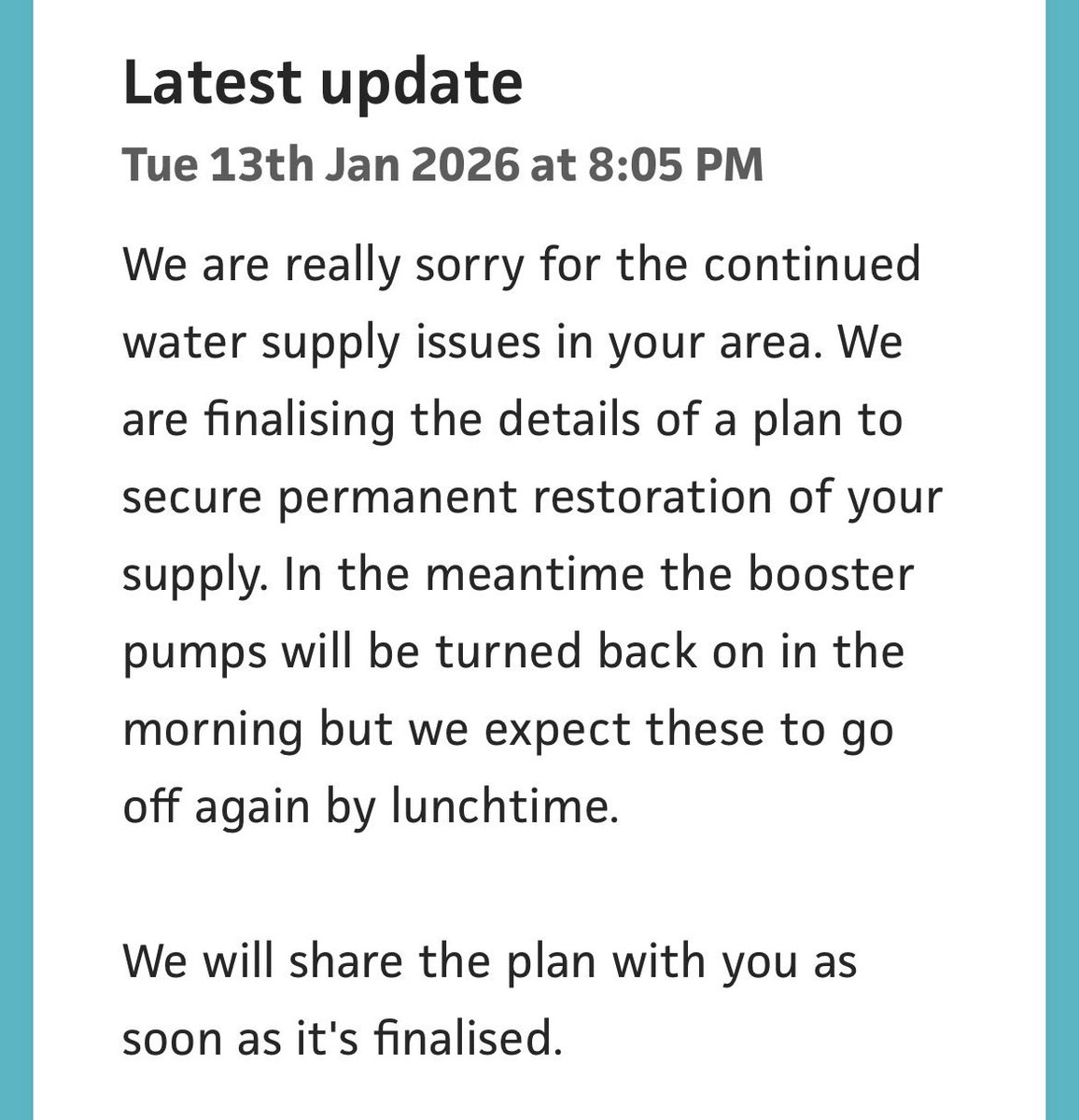 AndySturtivant's tweet photo. @kentishsal Sill finalising that plan apparently. What have they been doing all this time? And why are they only just drawing up plans now, business continuity planning clearly not a priority! https://t.co/RtqmrnLjse