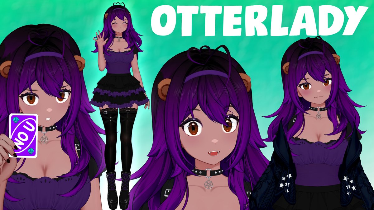 OtterLady_ttv's tweet image. For those who missed it, last week we debuted my Vtuber model using a Prism Customizable Model. It's my first rendition but we're so happy with OtterLady 2.0!

#Vtuber #Prismcustomizablevtuber #CustomizableVtuber