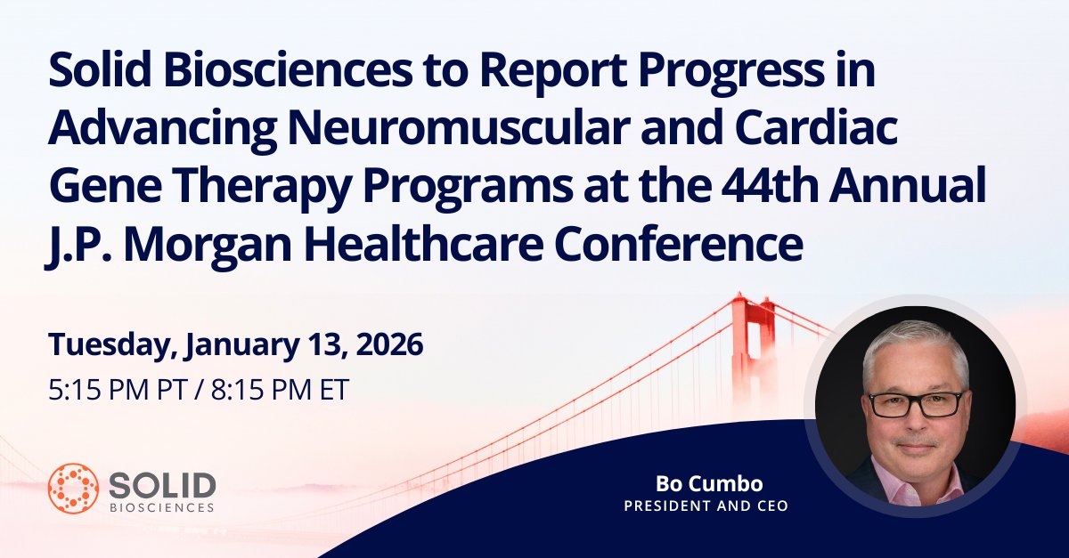Solid Biosciences tweet media