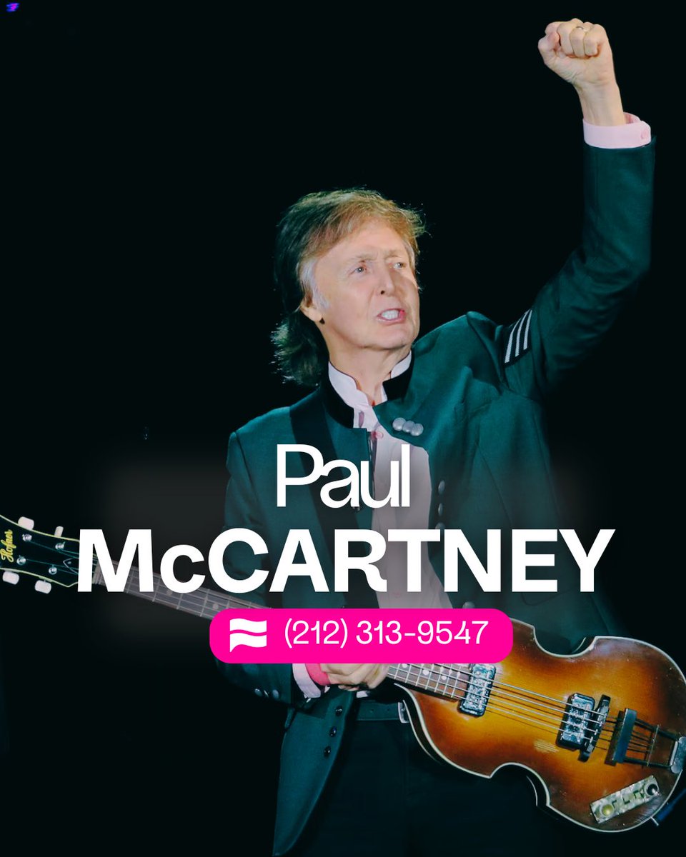 Community's tweet image. Text "🎸" to the number on screen to join the @PaulMcCartney Community.

#PaulMcCartney #texttoconnect #Community #GotBack #MusicMarketing