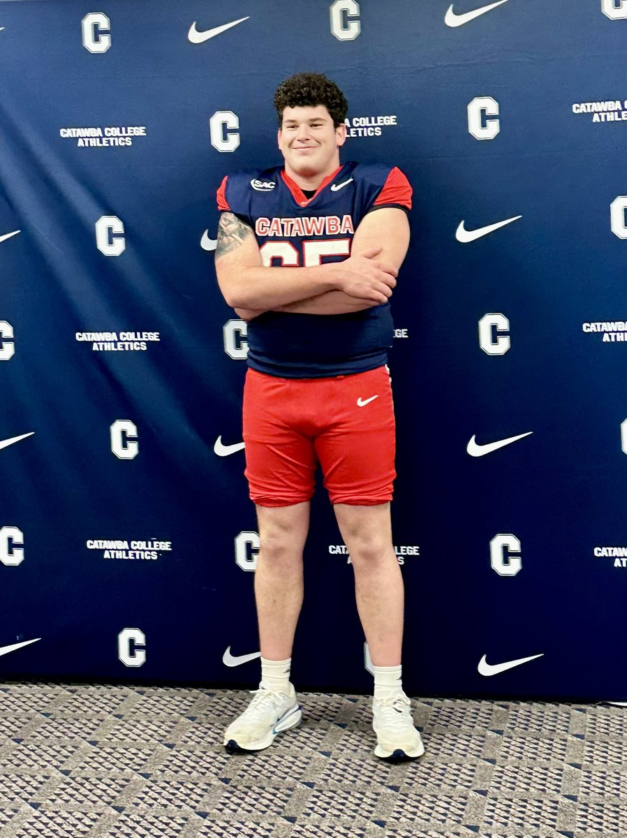 Andrewjw65's tweet image. Had a great Official Visit at Catawba College this past weekend. Really appreciate @tyhaines16 @Coach_BCollins @JSoftcheck @CoachVellucci hospitality and all the time they spent with me!!! #ALLGAS. @Hold_2017 @SPRecruiting @pepman704