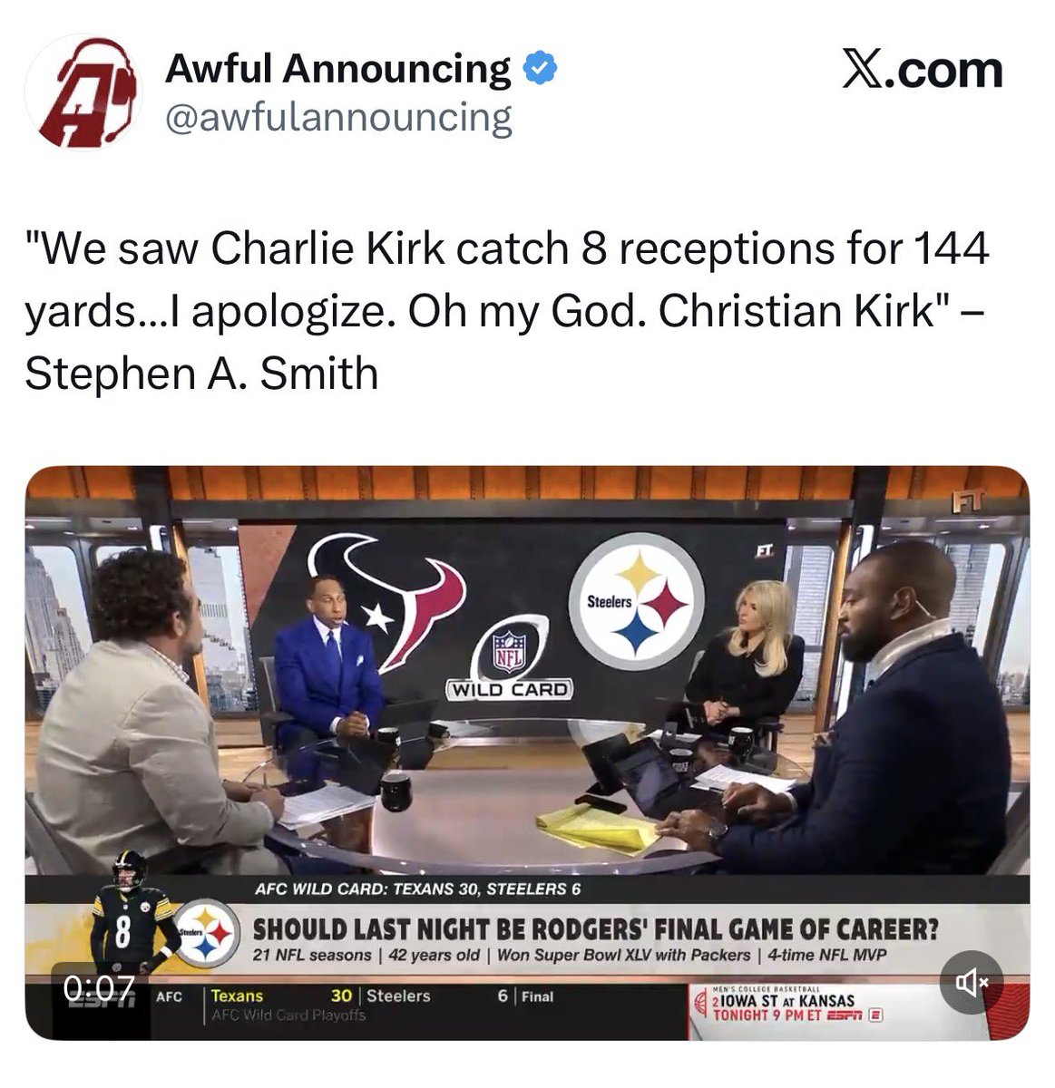 Was this you <a href="/BaileyCarlin/">B.W. Carlin</a>