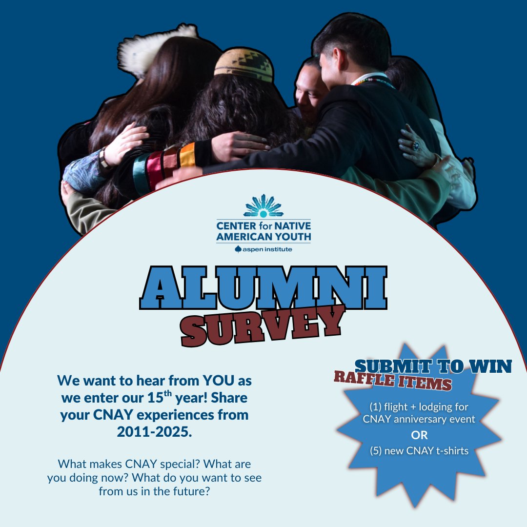 Center4Native's tweet image. 2026 marks our 15th anniversary &amp;amp; we want to hear from the alumni who helped build CNAY into what it is today. If you participated in any program from 2011-2025, please visit the link in our bio to complete the survey by 2/1! 🔗

*Must include contact info to be entered in raffle