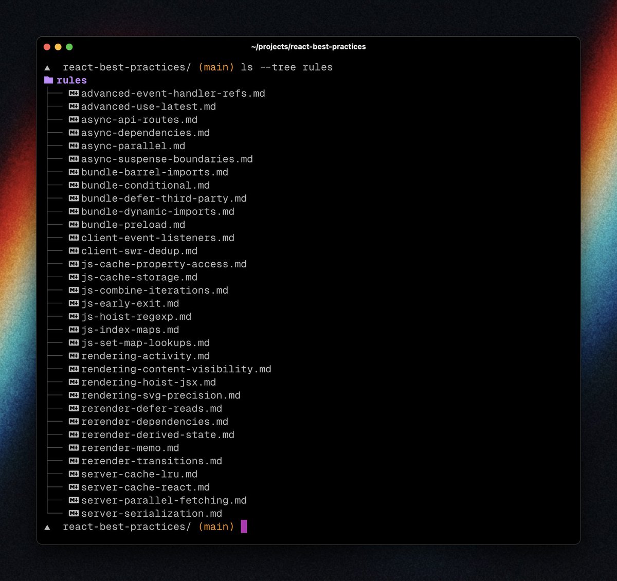 We're encapsulating all our knowledge of <a href="/reactjs/">React</a> &amp; <a href="/nextjs/">Next.js</a> frontend optimization into a set of reusable skills for agents. This is a 10+ years of experience from the likes of <a href="/shuding/">Shu</a>, distilled for the benefit of every Ralph