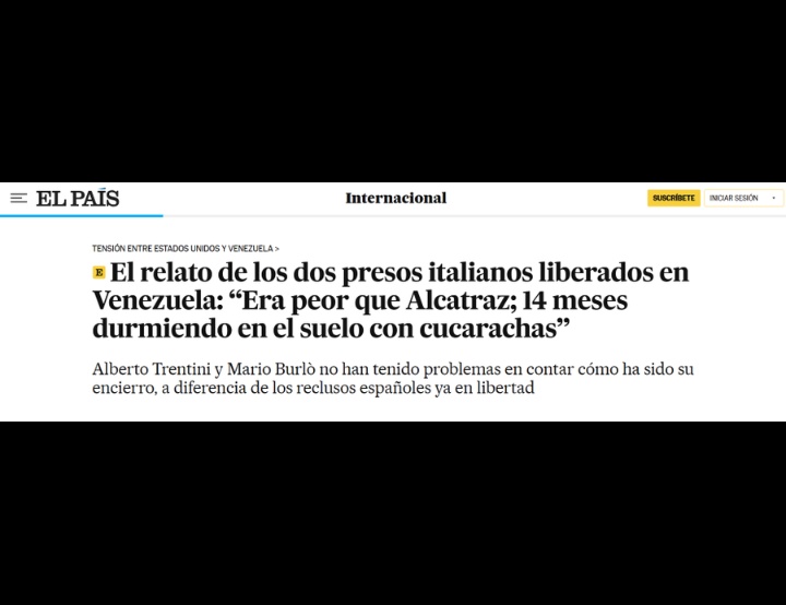 ElGanadorHenry's tweet image. 🇺🇲🇻🇪🇮🇹🚨LOS DOS PRESOS ITALIANOS CONTARON TODO!

14 meses durmiendo en el suelo con cucarachas

(Ahora solo imaginemos como tienen a los presos políticos)

PECADO !

Diosdado pagarás con muerte, según las santas escrituras!