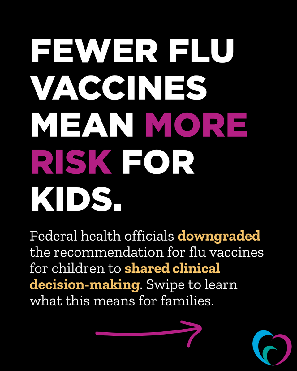 Vaxyourfam's tweet photo. Fewer children vaccinated against flu = more risk for families.

Learn more about flu protection: https://t.co/fcqTcdZVdS #RootedInProtection https://t.co/bUJWuHbYmN