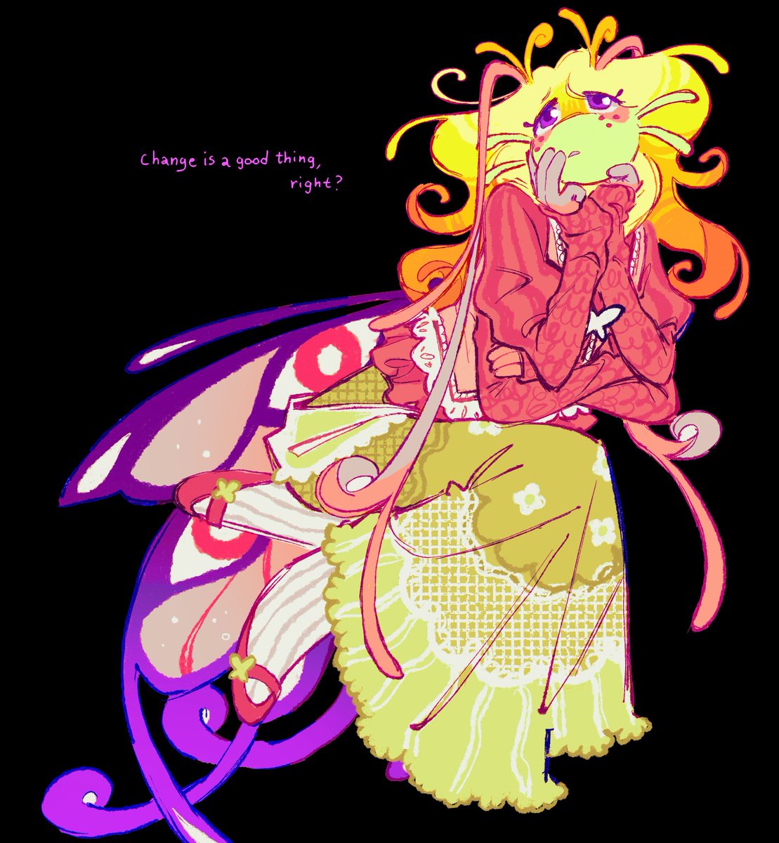 time_woods's tweet image. such is the butterfly,