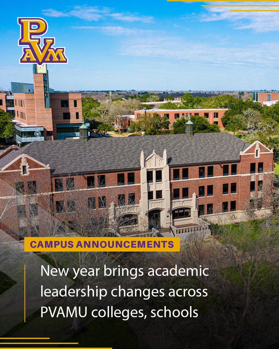 As PVAMU enters a new year, several academic units are welcoming new leadership, reflecting continued momentum around student success, academic excellence, and strategic growth across the institution.
Read more:pvamu.edu/blog/new-year-…
