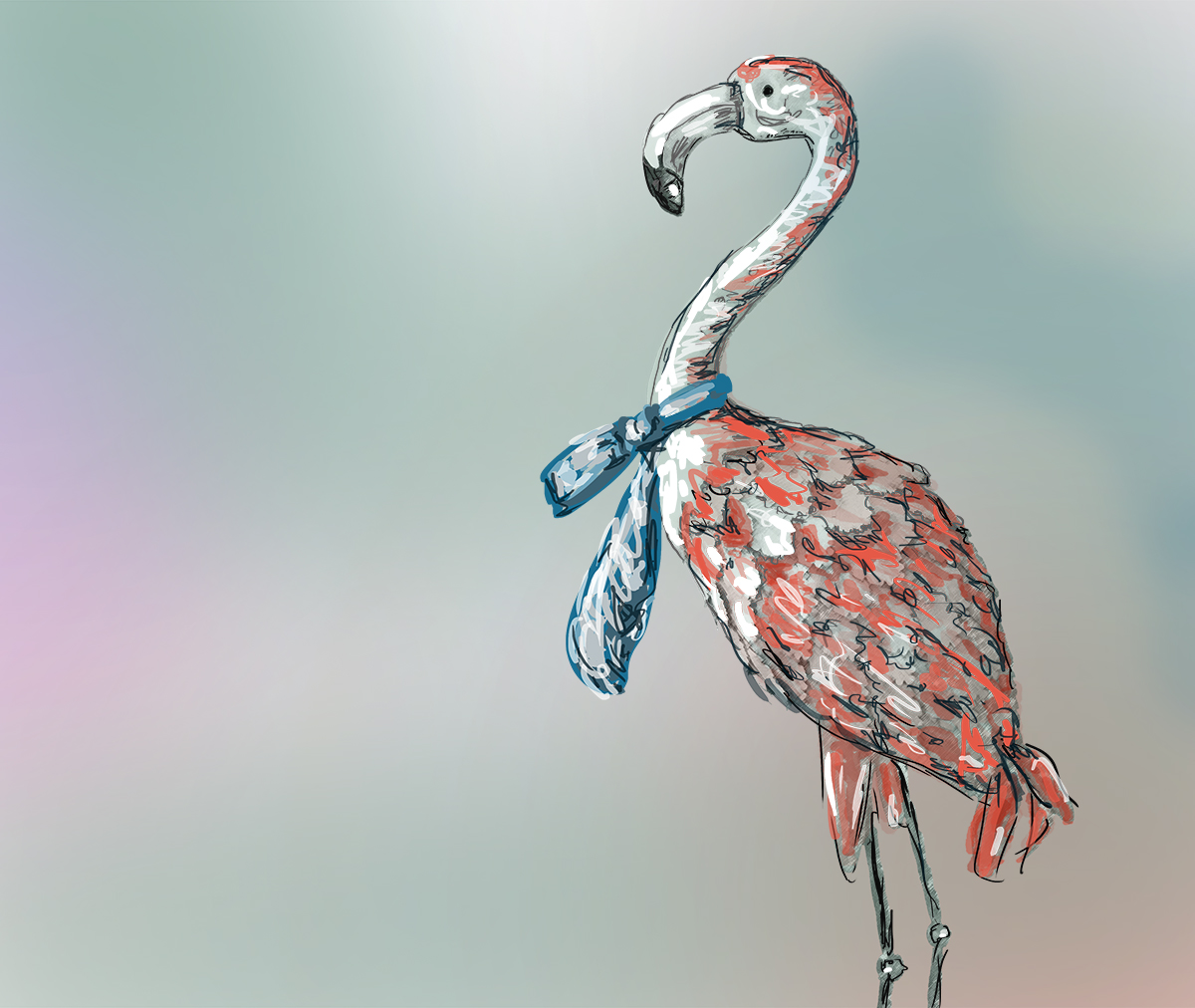 Watch me paint a simple Flamingo in Photoshop. Soft voice communication while working with unintentional ASMR while talking about experiences with humming while I work on portions of the video. youtu.be/YQFzLbOYPyk