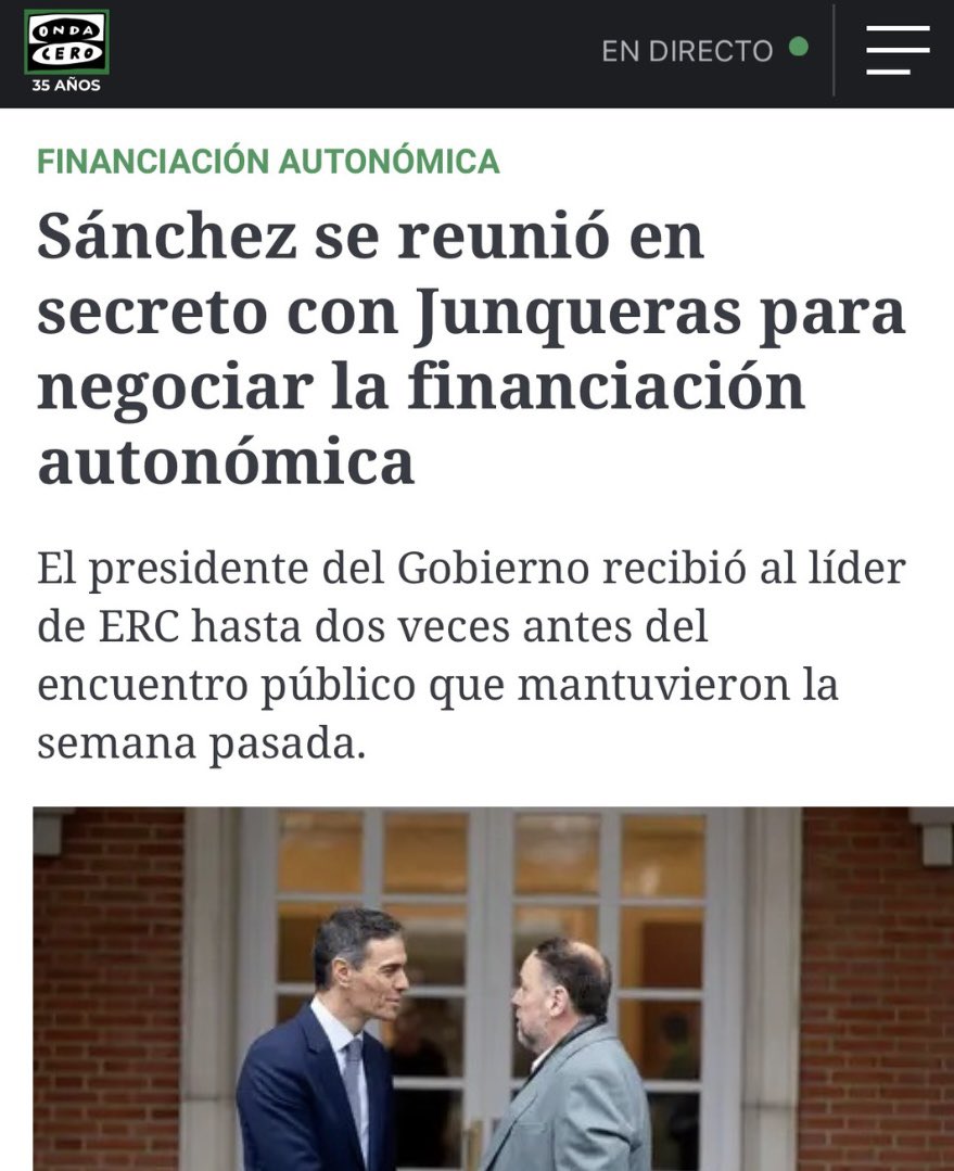 Los independentistas mandan y Sánchez obedece. Que la financiación autonómica esté hecha al dictado del nacionalismo catalán es una vergüenza.