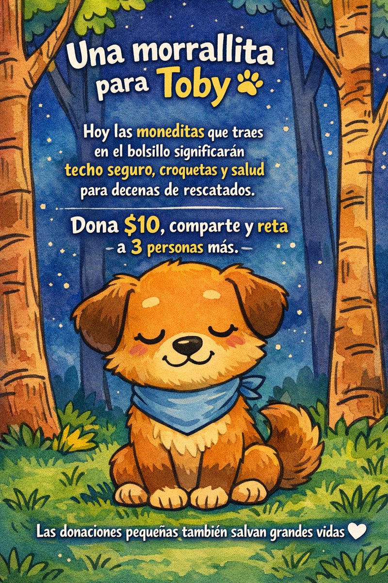 FundacionToby's tweet photo. No todos pueden dar mucho…
pero casi todos podemos dar un poquito 💜🩵🫶🏼🙌🏼
Hoy ese poquito es lo que mantiene los platos llenos y las colitas en alto.
Reto: dona $10, comparte y reta a 3 personas más.
Gracias por ser parte de su milagro diario 🐾✨

Cuentas Toby

- BANCOMER
Cuenta: 0117412991
Clabe: 012180001174129915

- SANTANDER
Mmm
 Cuenta: 60577008001
Clabe: 014180605770080014
 
- Mercado pago
Clabe: 722969010583593935
Tarjeta: 5428785111220215

- Paypal
https://t.co/2p5RQ0wgxu