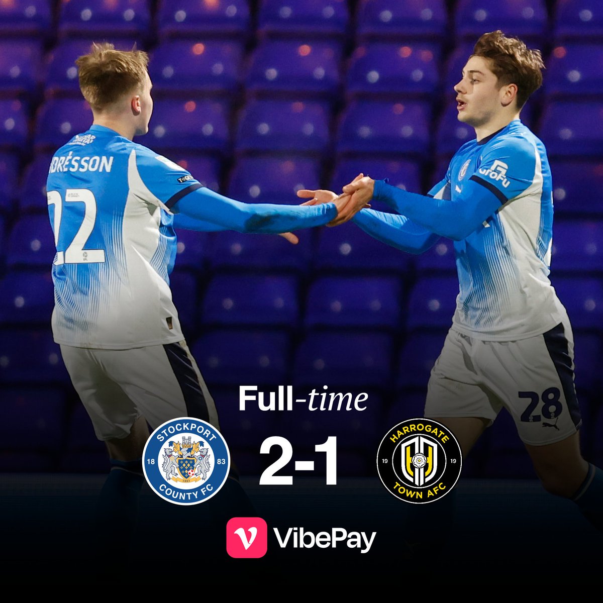 Stockport County tweet media