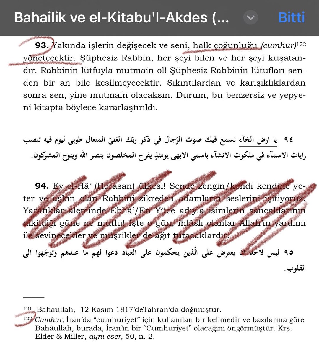 kitab-ı akdes'te iran hakkında yazılmış şöyle bir şey okumuştum