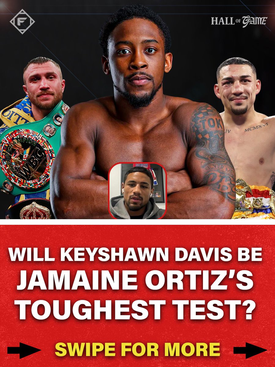 ats_fight's tweet image. Jamaine Ortiz has nothing but confidence ahead of his showdown with Keyshawn Davis 😤

Who’s a toughest matchup in the ring: Keyshawn, Lomachenko or Teofimo? 🤔