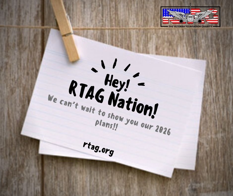 𝐑𝐓𝐀𝐆 𝐍𝐚𝐭𝐢𝐨𝐧 we cannot wait to share with you what 2026 holds!!  Mark your calendars for 𝗝𝗔𝗡 𝟮𝟮𝗻𝗱. The RTAG Nation Podcast will talk all about what is coming! 

Have you become a member yet??  

rtag.org/membership/

#RTAG #veteran #aviation #aerospace #jobs