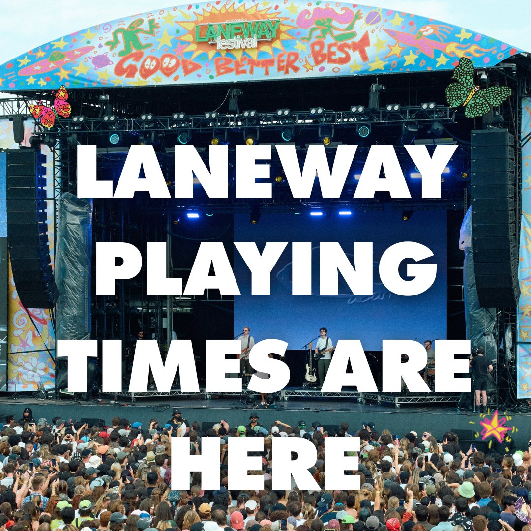 Laneway Festival tweet media