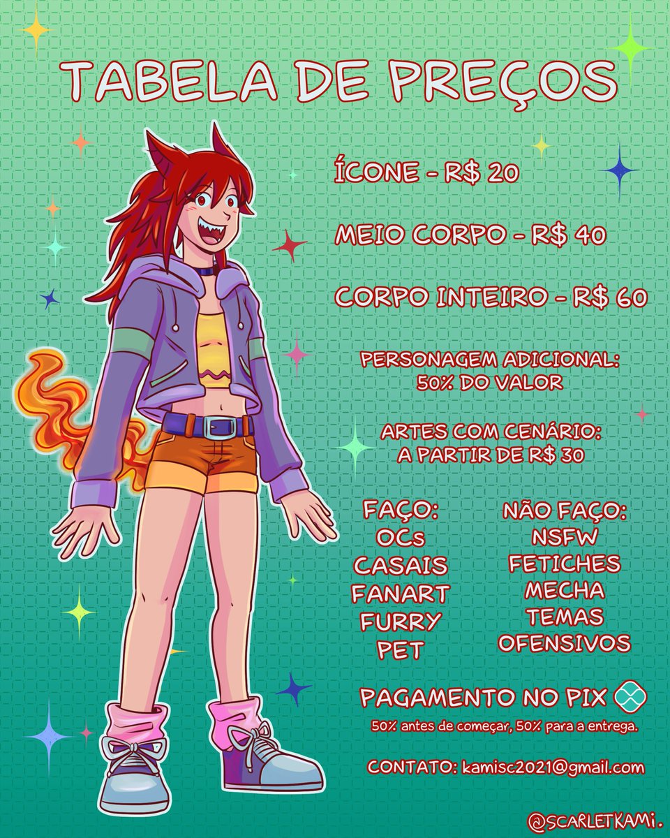 KAMI SCARLET - COMMS OPEN✨🔥💖 tweet media