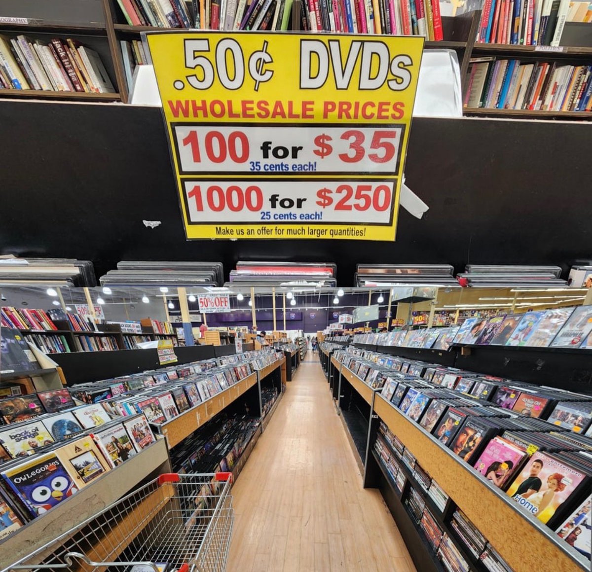 VHSDVDBLURAY4K's tweet image. Don’t ever let anyone tell you building a physical media library is too late or too expensive