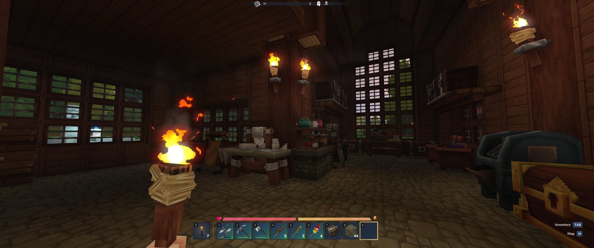lootikenz's tweet photo. I'm a few hours in and I am having fun with it... here's my house so far https://t.co/OIR61pS8PS