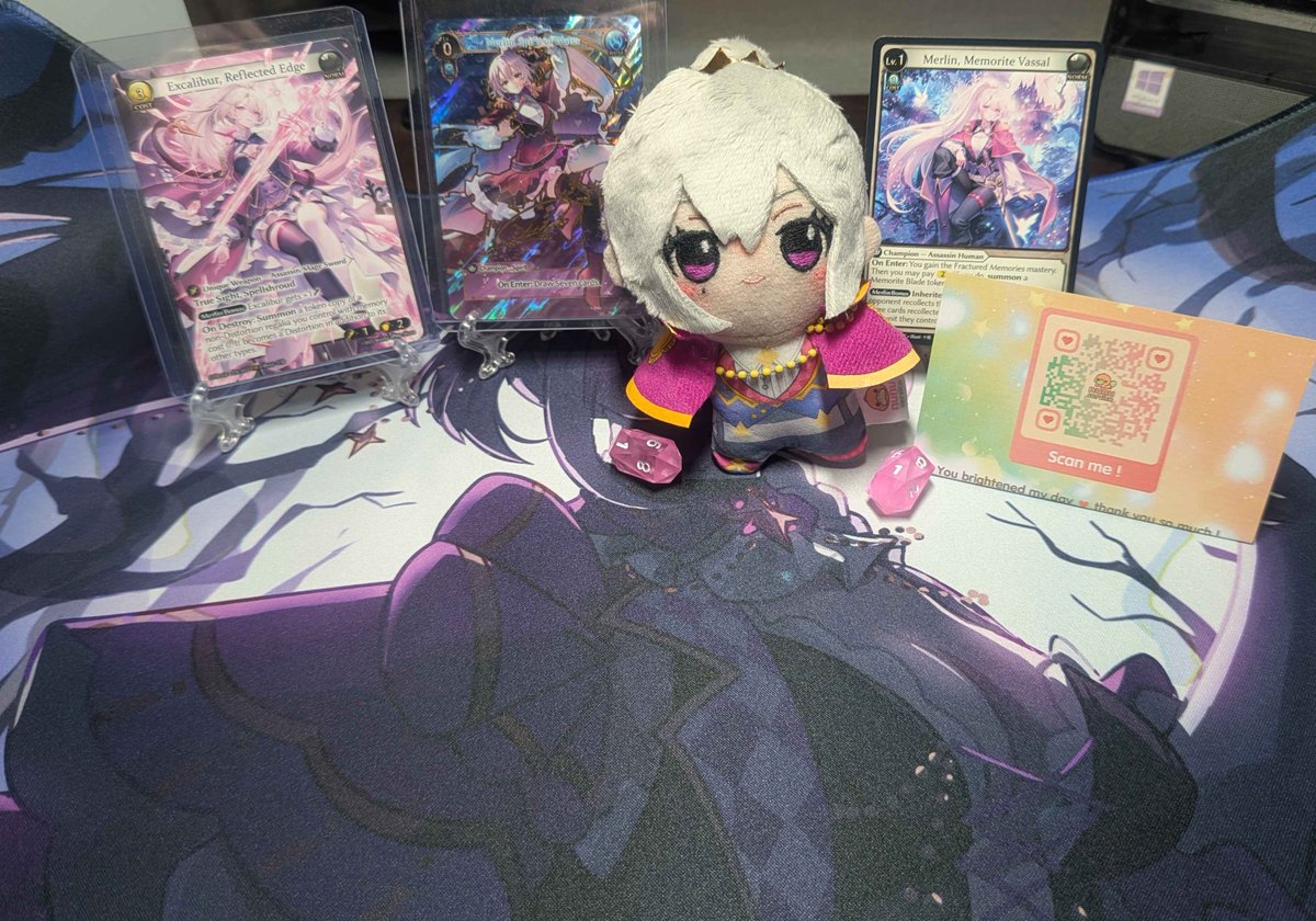I recently got into Grand Archive and Merlin, Memorite Vassal has easily became my favorite card and Merlin my favorite overall champion. I've been having fun trying to work around her sheen ability trying different kinds of deck builds. #GrandArchiveMyFavorite