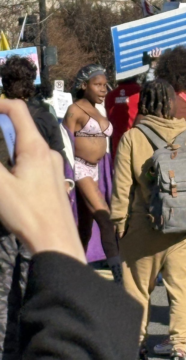 ChloeCole's tweet image. There were two types of people at the SCOTUS rally today:

 the fetishists, and the girls desperately pleading that the government does not force them in the same changing room as the fetishists.

What side are you on?