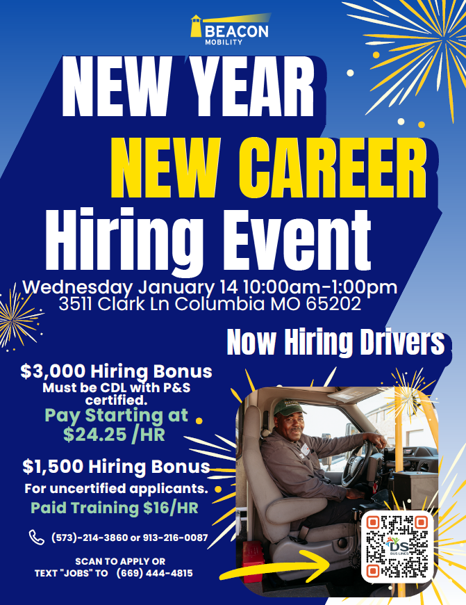 Beacon Mobility Now Hiring Drivers! Apply Today: gobeacon.wd1.myworkdayjobs.com/en-US/beaconmo…