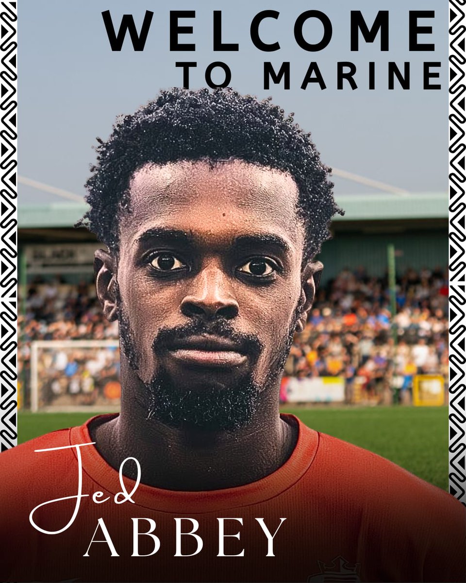 MarineAFC's tweet image. ✍️ We’re delighted to announce the signing of Dutch midfielder Jed Abbey.

The six-foot-three player started his career at Wolves, and has represented Alvechurch and South Shields before most recently playing for Alfreton Town, so arrives with plenty of experience in this league.…