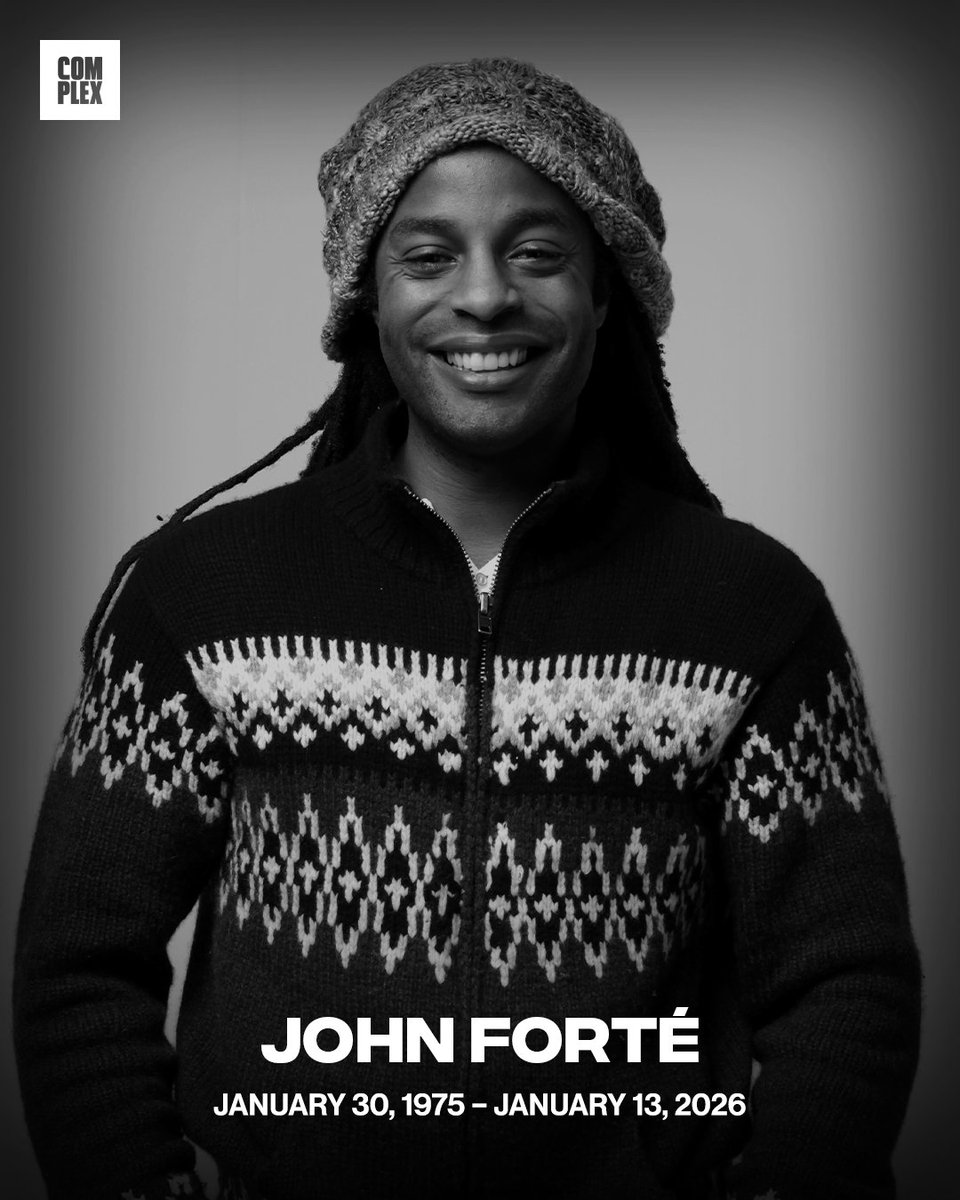 ComplexMusic's tweet image. GRAMMY-nominated recording artist and producer John Forté has suddenly passed away. He was 50 years old. 

Forté was best known for being a member of the Refugee Camp All-Stars, alongside his work with Lauryn Hill and The Fugees on their 1996 album ‘The Score.’

Forté passed in…