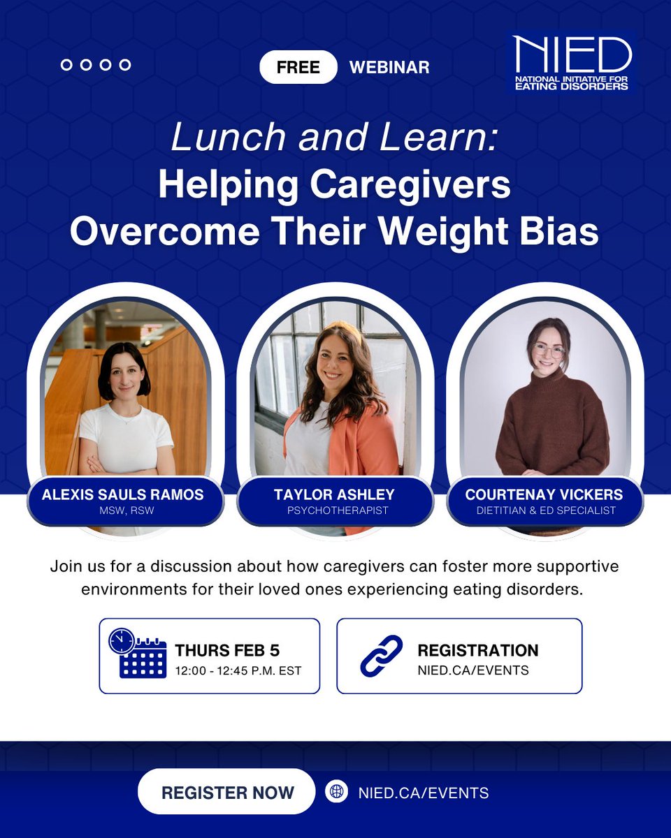 Registration is now open for our next free lunch and learn!

Register today at NIED.ca/events