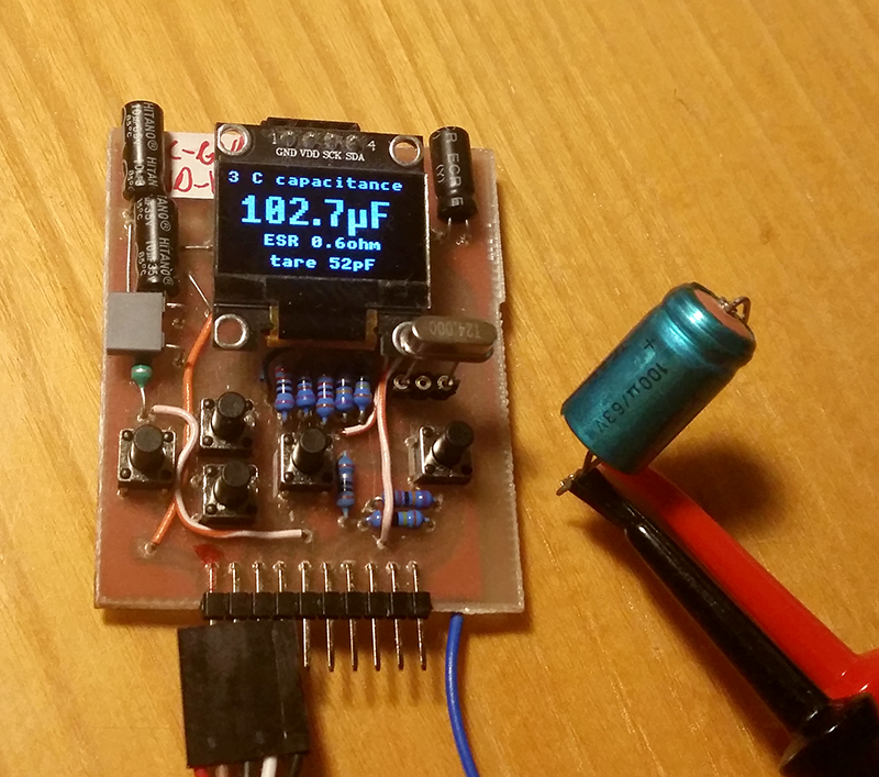 NemecekPanda38's tweet photo. #PidiMet #PidiMultiMeter Last measuring mode of the meter is complete - measuring capacity and ESR of a capacitors. Range 1 pF to 4 mF, accuracy 5 to 10%. Now I want to try to rework the hardware a little before publishing it. The result is 16 functions, "16-in-1 multimeter." https://t.co/pQ3SQdJvq9