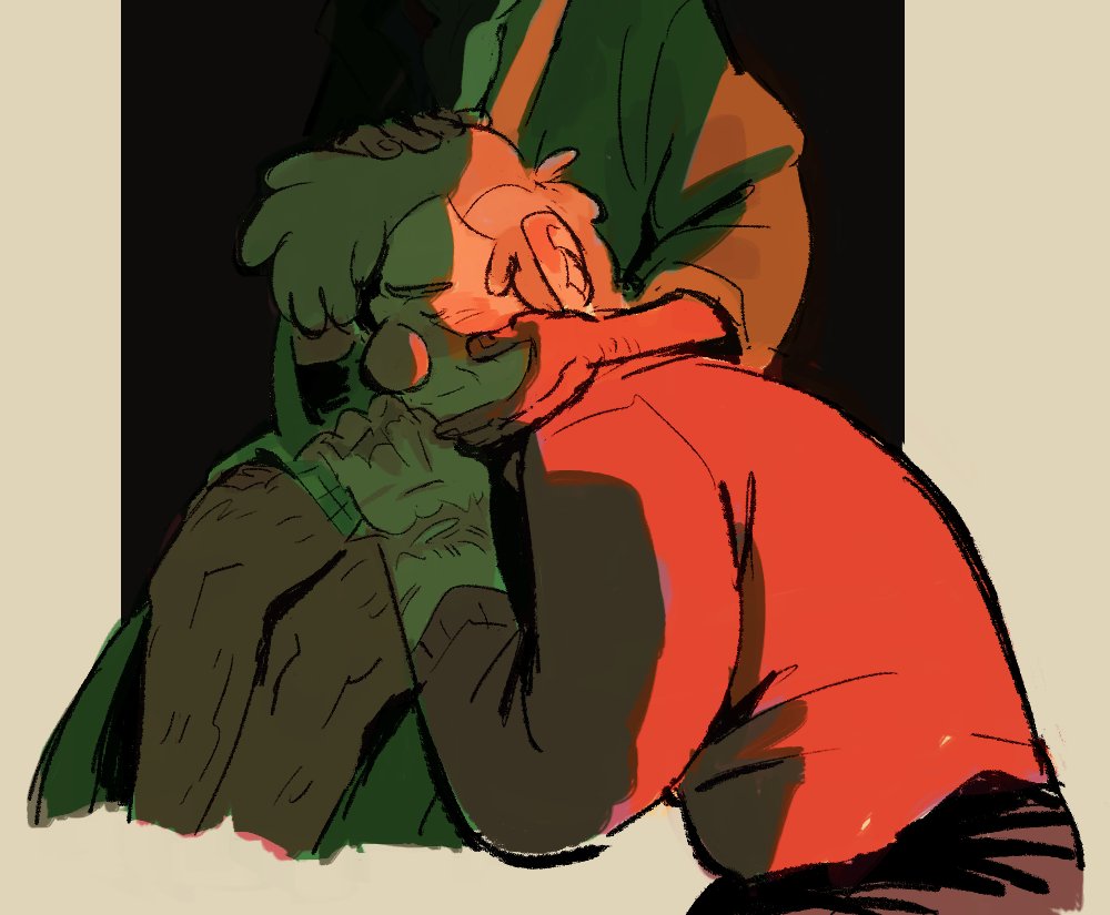 abyssalzones's tweet image. haven't thought about gf in a hot minute but wanted to make this wip at least somewhat presentable... in my mind this is their mutual closure #fiddauthor