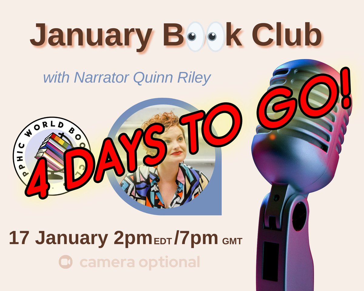 SapphicWorldBkC's tweet image. 😱4 DAYS TO GO!😱

Get ready to laugh your socks off &amp;amp; discover what the iconic @quinnrileyreads does to bring a whole world of #sapphfic delights to life in all her phenomenal performances!🎙

Join us this Saturday, 01/17 at 2pm (EST)!🤩

👇Sign up here👇
forms.gle/vPCjZoKNRi3Qcx…