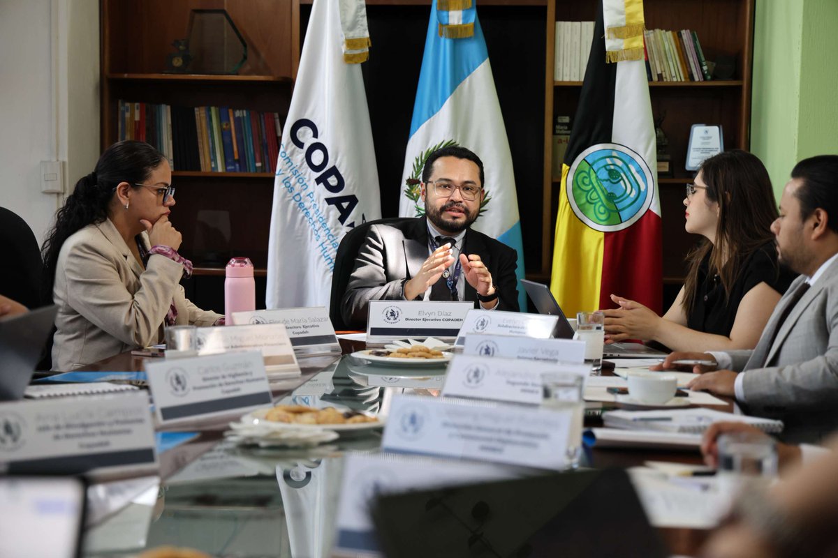 El equipo de la Secretaría Ejecutiva de la #CIDH, liderado por la Jefa de Gabinete, Patricia Colchero, se encuentra en Guatemala, país que será sede del 195° Período de Sesiones del 9 al 13 dee marzo de 2026. En ese marco, mantiene reuniones de coordinación con <a href="/copadehgt/">COPADEH Guatemala</a>.