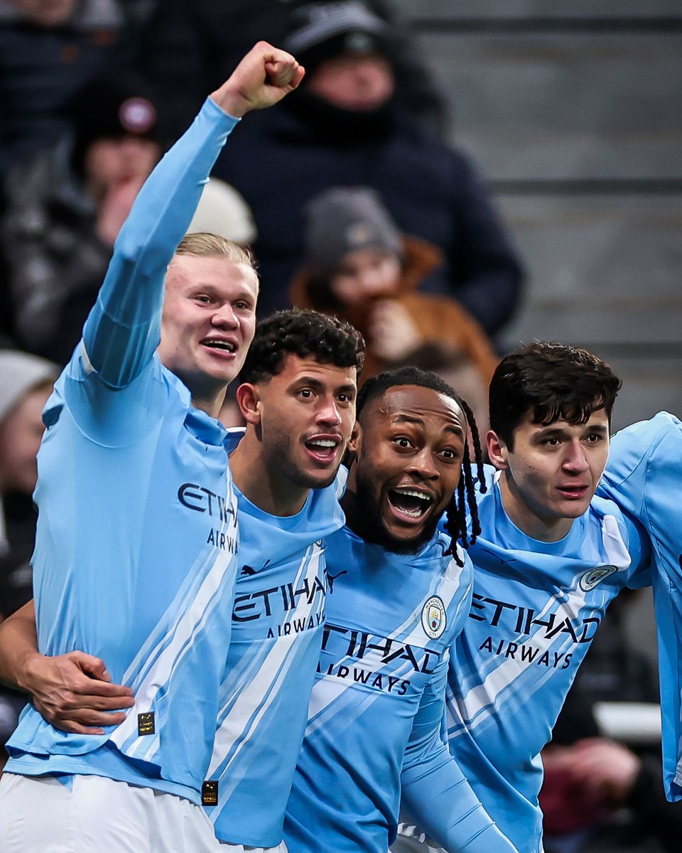 ⚽🎁 vs. Exeter in FA Cup 
⚽ vs. Newcastle in EFL Cup

Antoine Semenyo's life at Man City is starting perfectly 😮‍💨