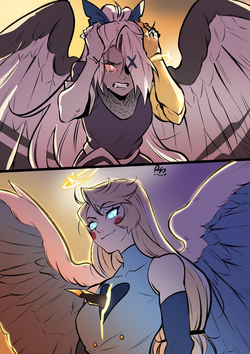 Raccoon_404_'s tweet image. 🔁
#HazbinHotel #chaggie