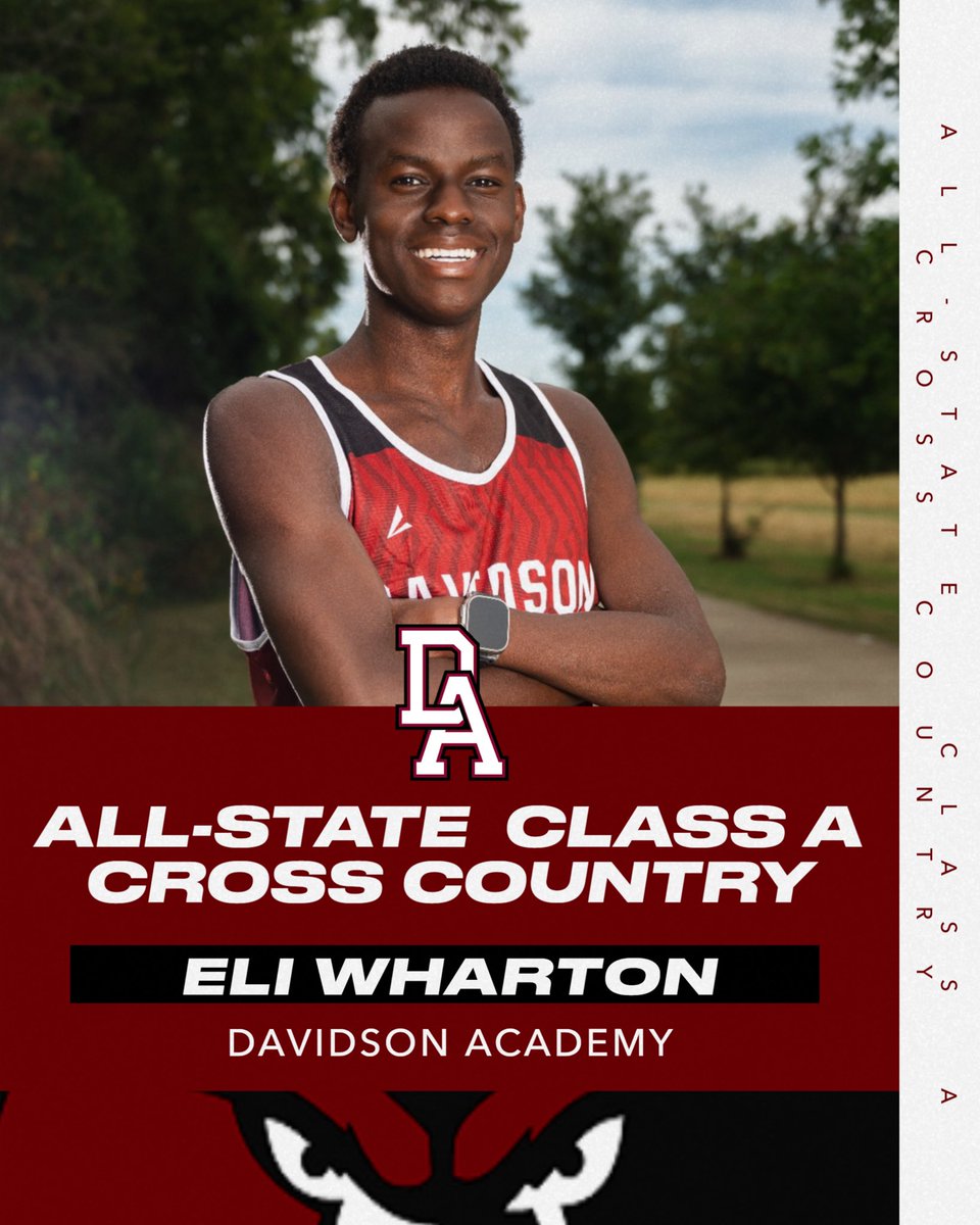 athletics_da's tweet photo. Congratulations to 3 of our boys cross country runners for being named All-State in Class A!!!
— Eli Wharton (‘27)
— Isaac Wharton (‘27)
— Luke Troutt (‘26)
#theDAway #crosscountry #allstate #davidsonacademy https://t.co/FuYJRsJCSF