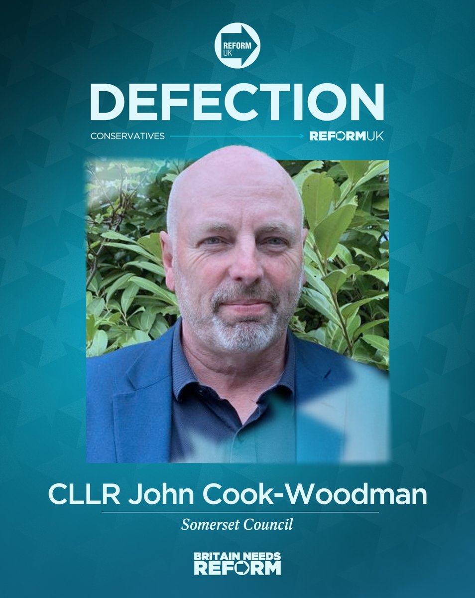 reformparty_uk's tweet image. Welcome to Reform UK, Cllr John Cook-Woodman! ✅