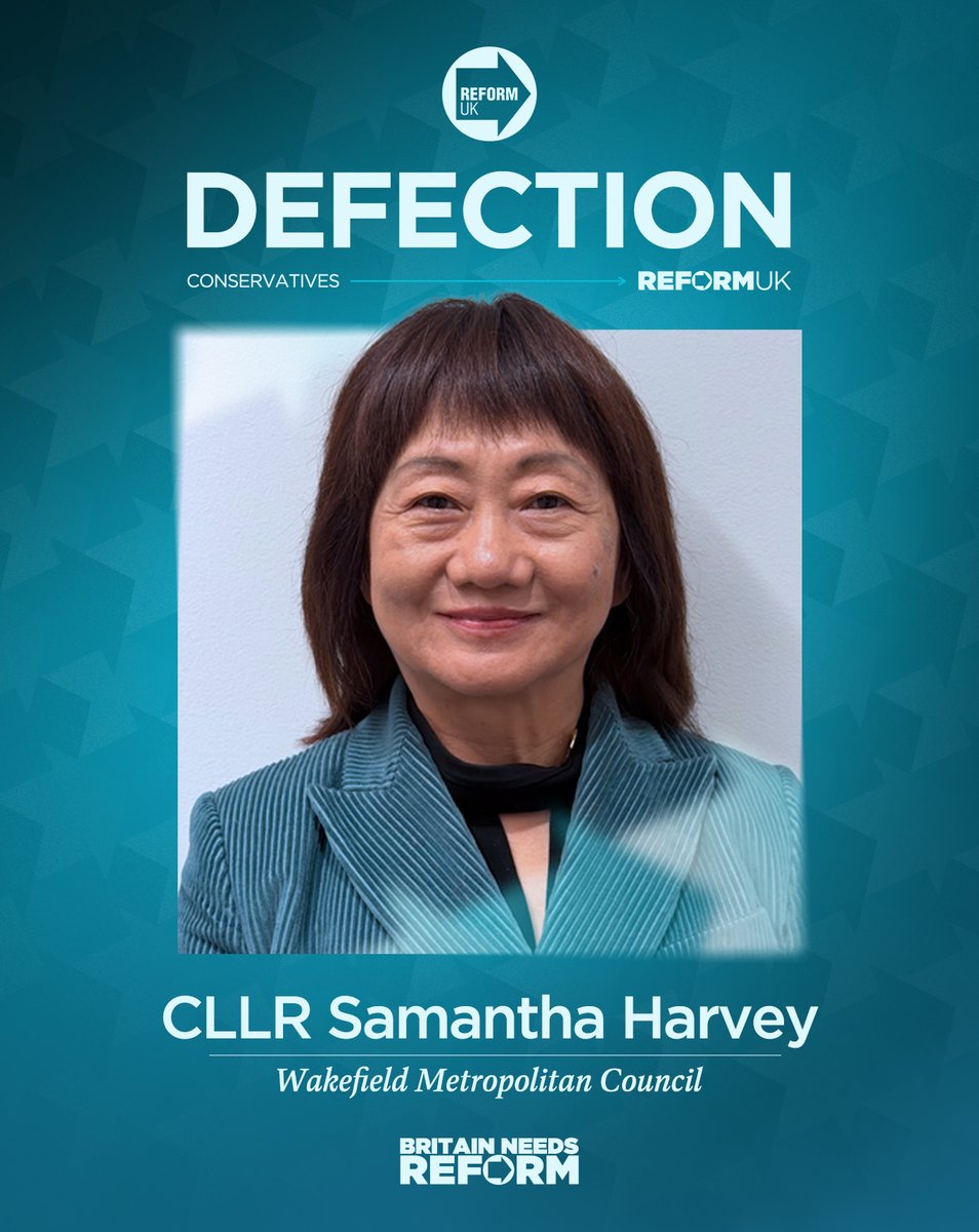 reformparty_uk's tweet image. Welcome to Reform UK, Cllr Samantha Harvey! ✅