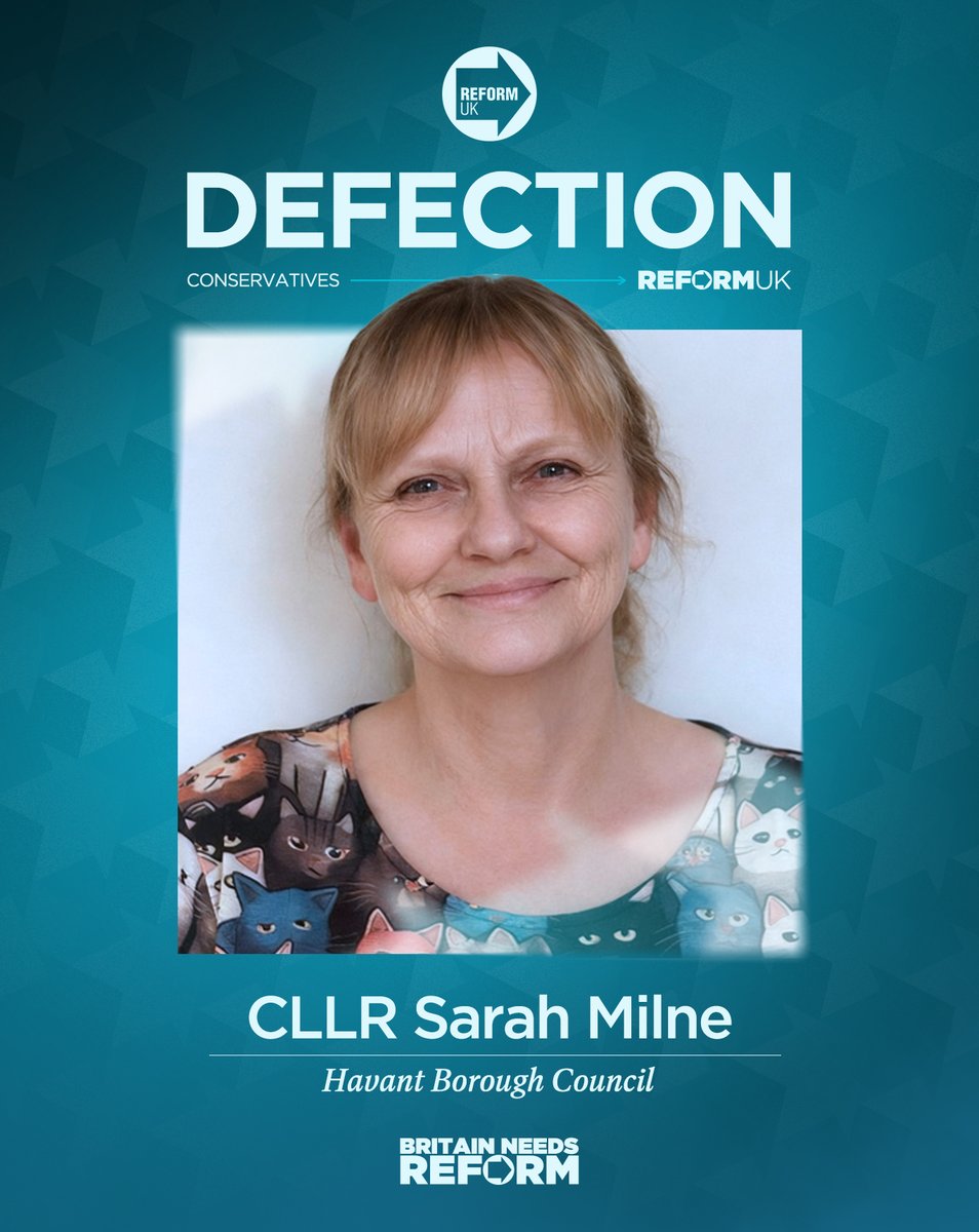 reformparty_uk's tweet image. Welcome to Reform UK, Cllr Sarah Milne! ✅
