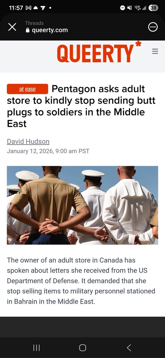 ASutton613's tweet image. Dear @DeptofWar it's time to 'loosen up' a bit. Your soldiers made the orders. I would have framed your hate mail too.

#madeincanada