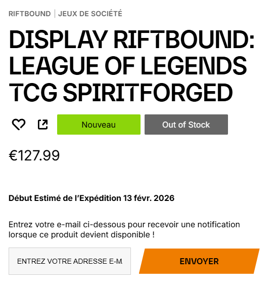 La page n'existait pas pdt 4h et d'un coup elle arrive dans cet état...

Merci <a href="/riotgames/">Riot Games</a> pour cette prévoyance
