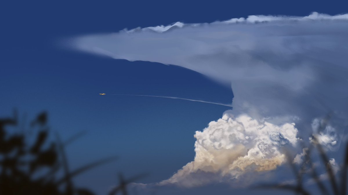 _lainlopez's tweet image. Happy #PortfolioDay !!
I’m Lain and i love to paint clouds and landscapes (: