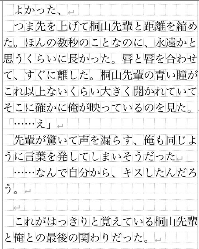 朝にこっそり桐伊アンソロの一部をあげさせて頂きます
2枚
※いやらしくはない
