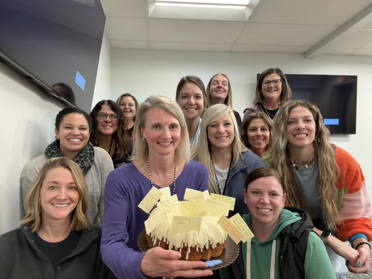 GrantWoodAEA's tweet image. Grant Wood AEA’s physical therapists celebrated their 2025 accomplishments at today’s PT meeting. The team shared a treat and took time to reflect on what they’re most proud of achieving alongside the families, students, and staff they support.
.
#IAedChat #IowaSchools