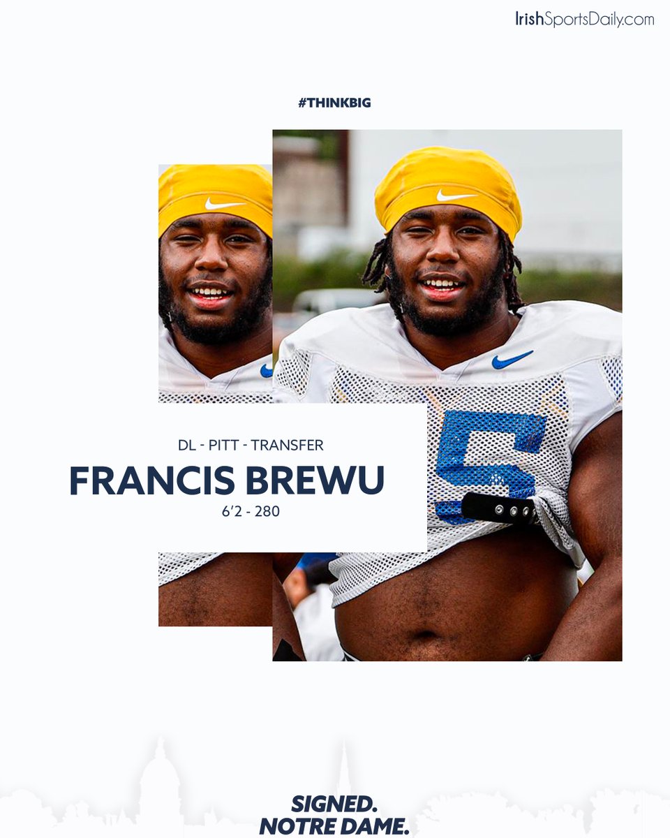 mattfreeman05_'s tweet image. COMMITMENT | Pitt DL Transfer Francis Brewu Signs with Notre Dame

irishsportsdaily.com/s/26850/commit…
