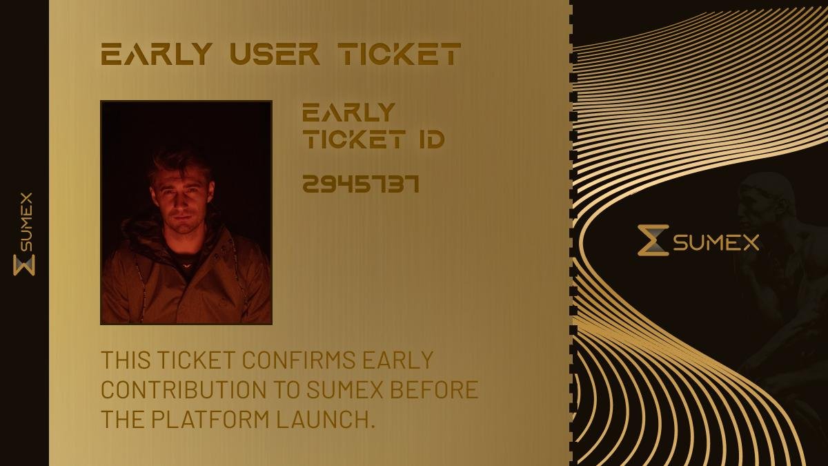 mc_woogie's tweet photo. I want to become one of the EARLY BIRDS in @Sumex_Labs!

Only 15,000 roles - and they’re getting claimed fast.

Their first OG-PASS wave was claimed in just one day, I’m not missing this one.

TGE SOOOOOON!

btw - check out my excellent ticket https://t.co/tN1L7ymByT